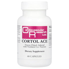 Cardiovascular Research Cortol Ace white bottle front view