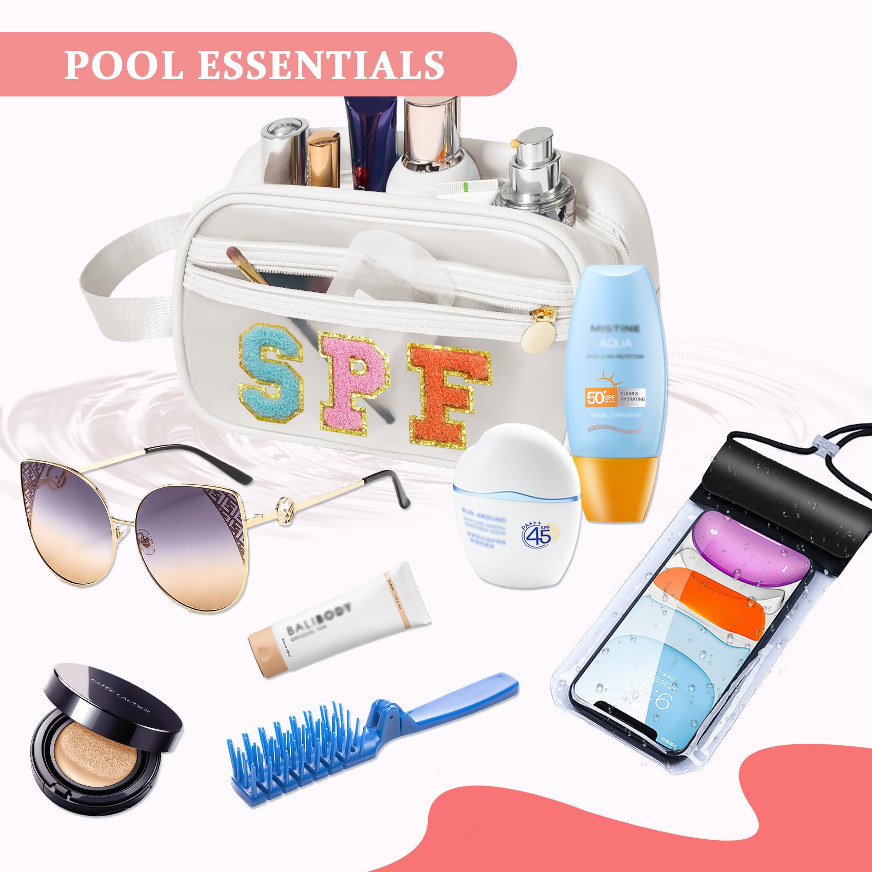 COSHAYSOO compact travel size fits in purses and backpacks.