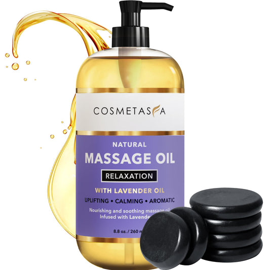 Cosmetasa Lavender Massage Oil 8.8 oz bottle