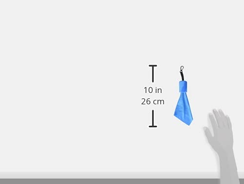 Costa Hermit Cloth Blue One Size with branded silicone casing attached to a bag for on-the-go use