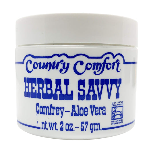 Country Comfort Comfrey Aloe Vera 2 oz salve - front view