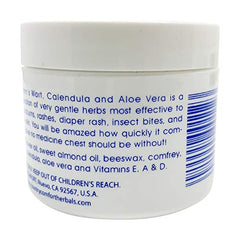 Key ingredients: comfrey, St. John's Wort, calendula and aloe vera