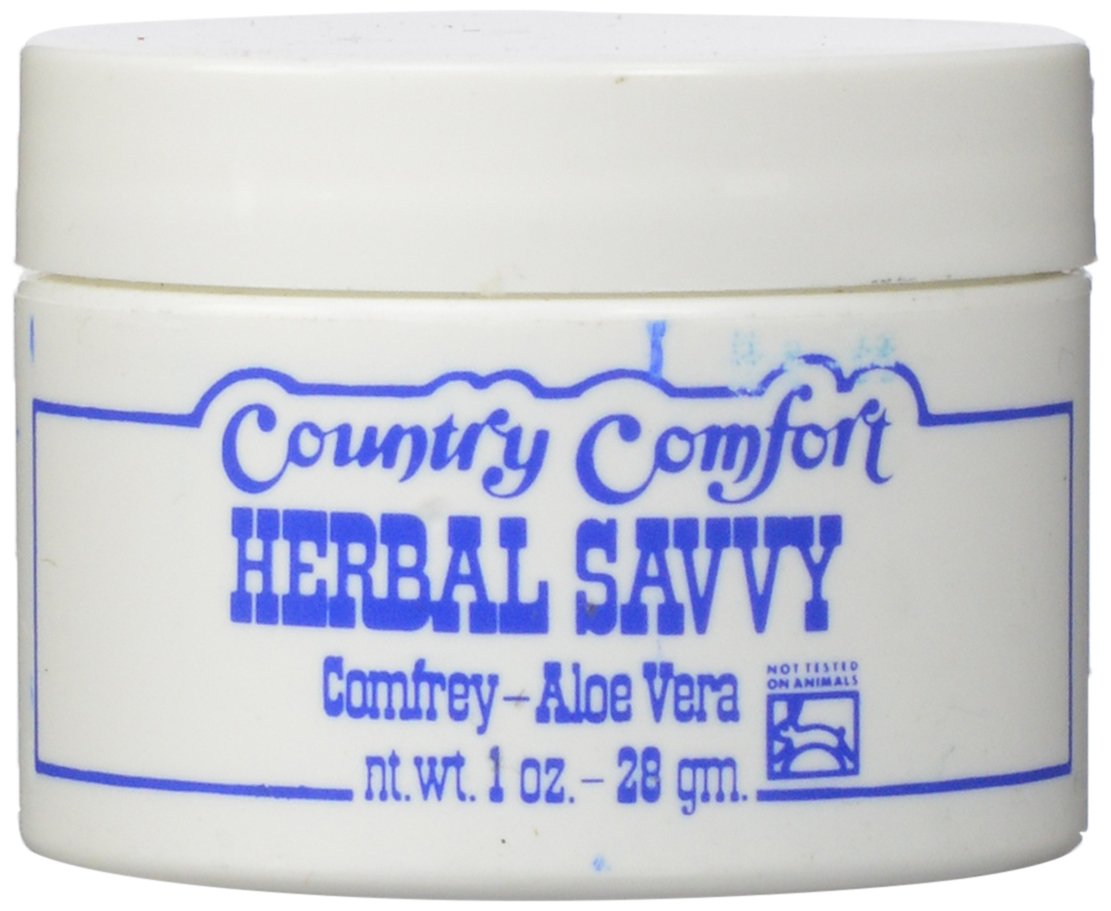 Country Comfort Herbal Savvy Comfrey and Aloe Salve 1 oz jar