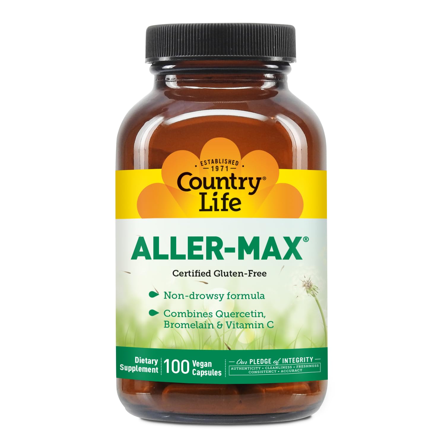 Aller-Max packaging highlighting immune support features