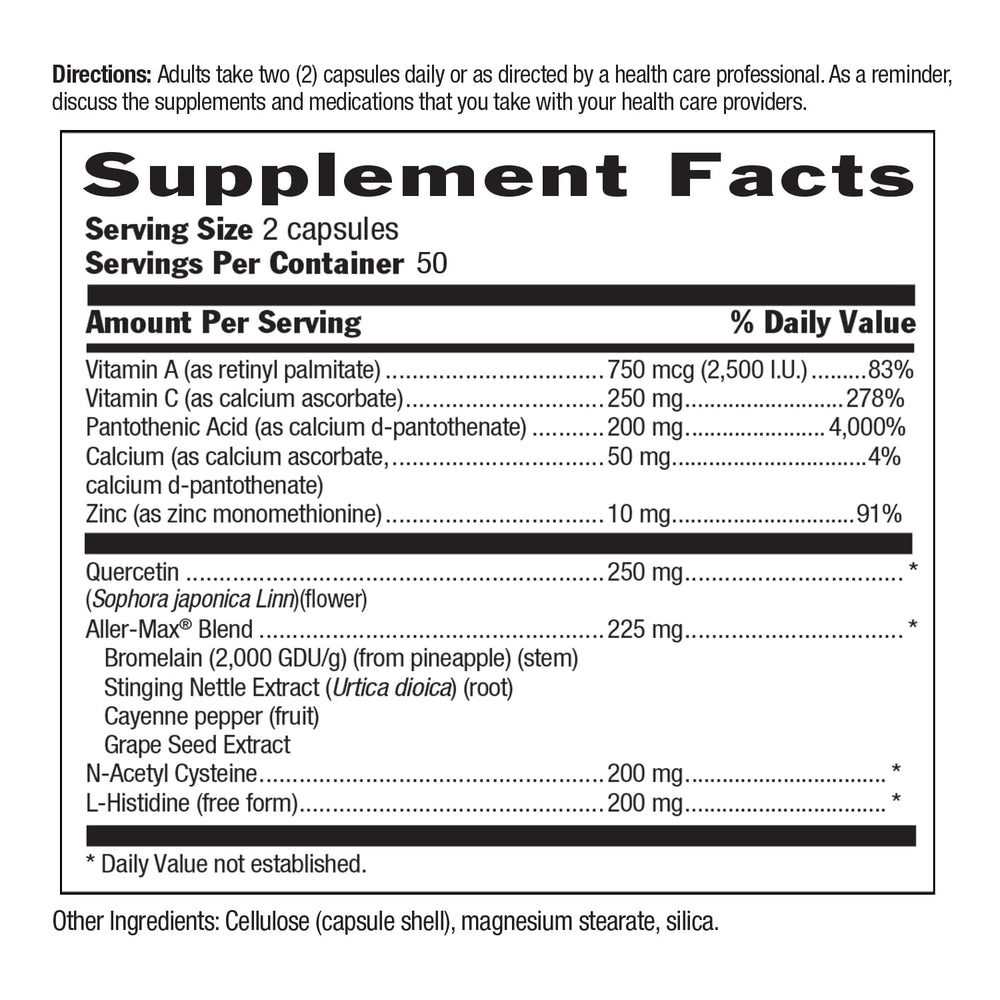 100-count bottle of Country Life Aller-Max in its box