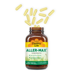 Vitamin C, Zinc and botanical blend artwork for Aller-Max