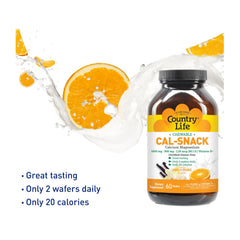 Cal-Snack chewable tablets showing calcium magnesium and vitamin D