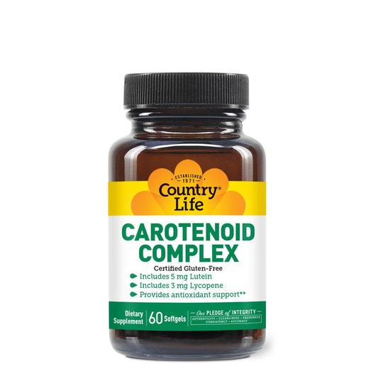 Country Life Carotenoid Complex bottle with label