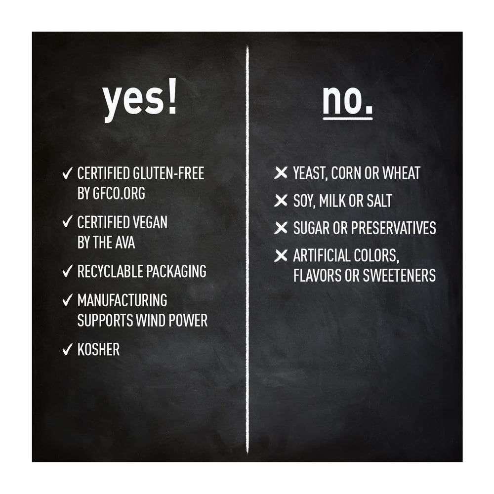 Gluten-free vegan kosher certification and ingredients
