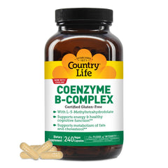 Country Life Coenzyme B-Complex bottle label