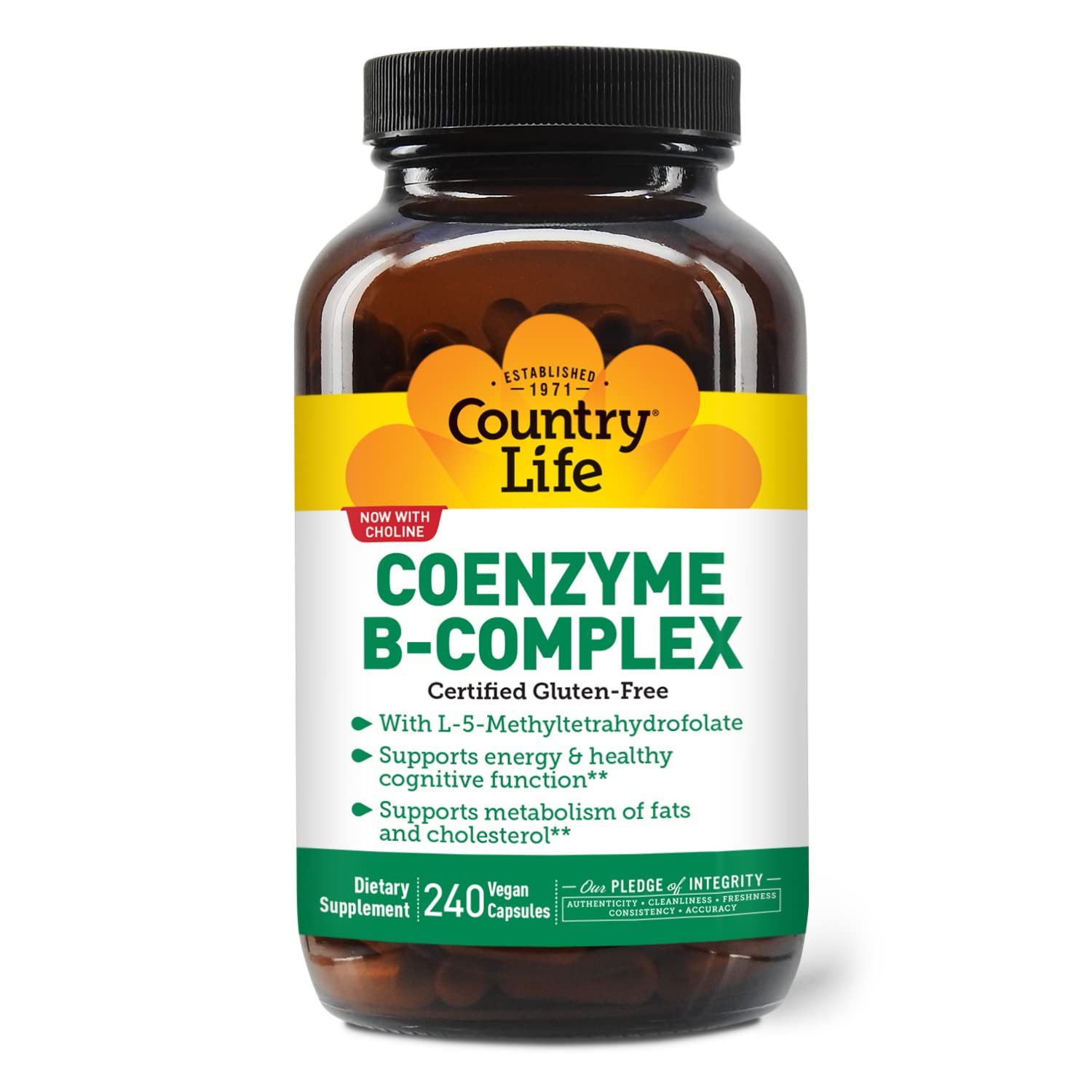 Close-up of supplement capsules in a row