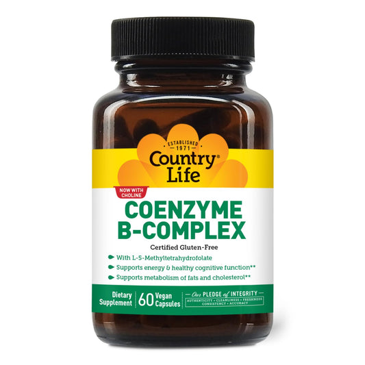 Country Life Coenzyme B-Complex 60 capsules bottle front view