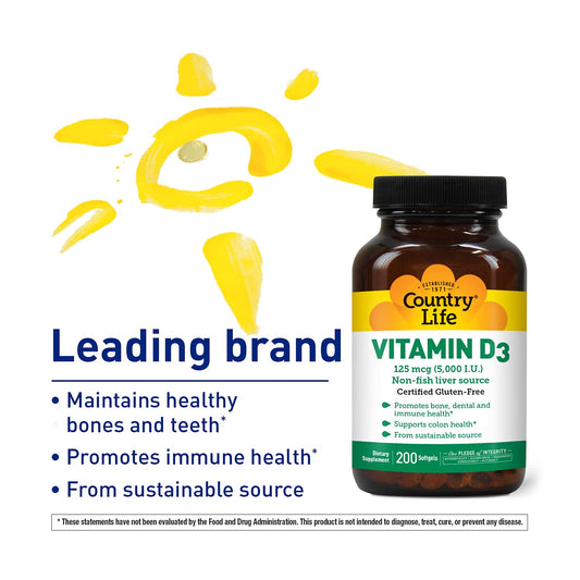 Illustration showing calcium absorption with Vitamin D3 5000 IU
