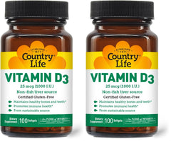 Country Life D3 Non-Fish Softgels Pack 2 main image