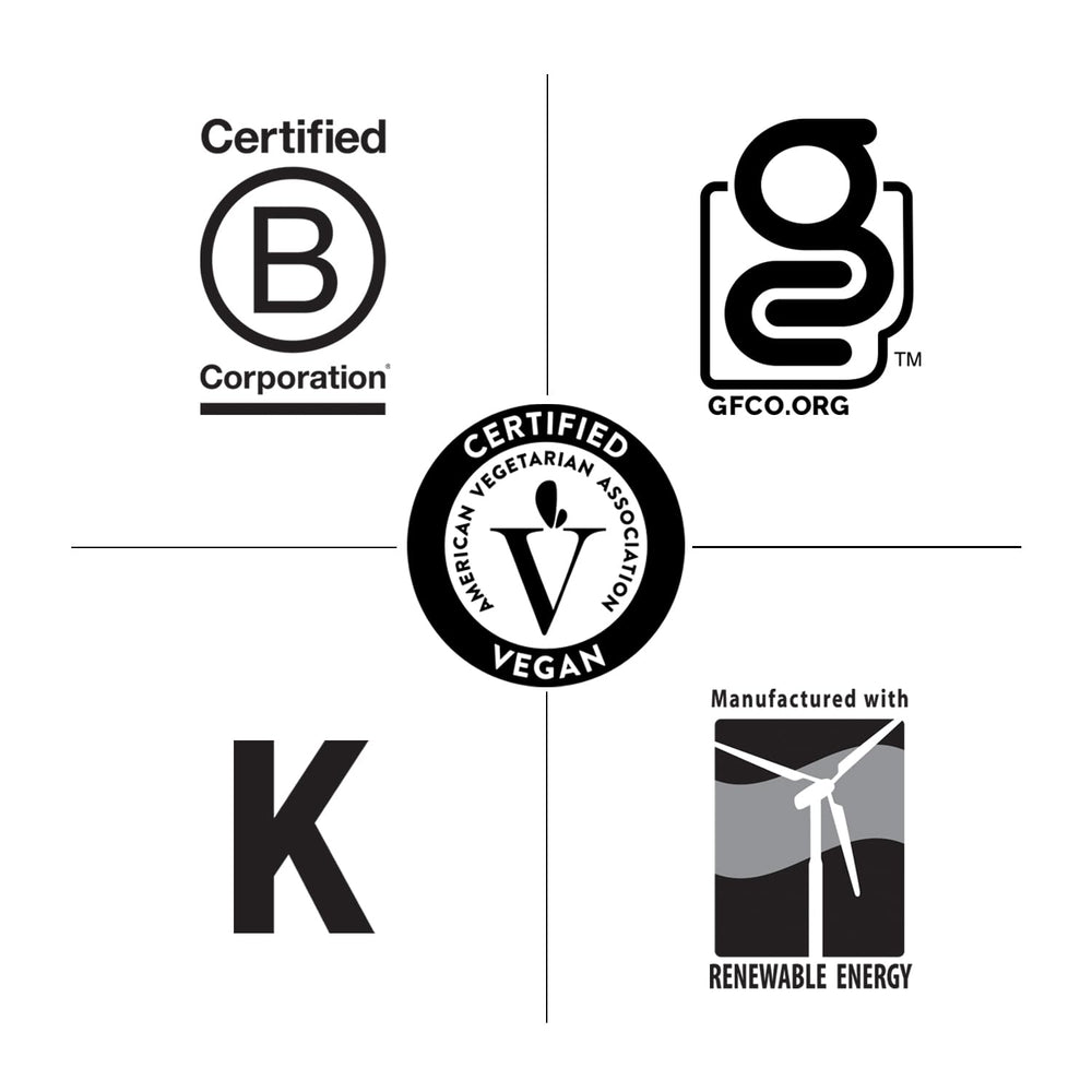 GFCO vegan and gluten-free certification logos