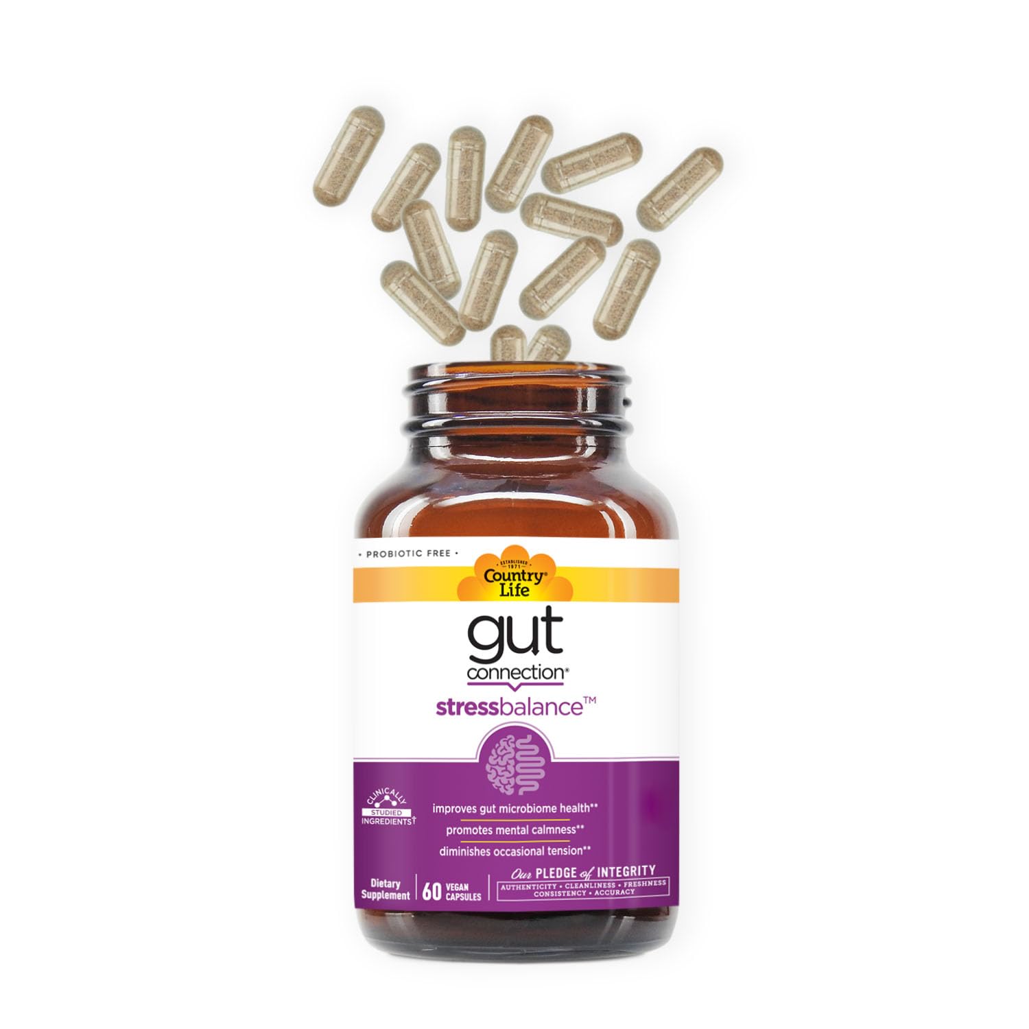 GFCO gluten-free certification label for Country Life product