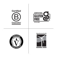 Bottle label showing Country Life Honey Gummies certification for gluten free, non-GMO and vegetarian