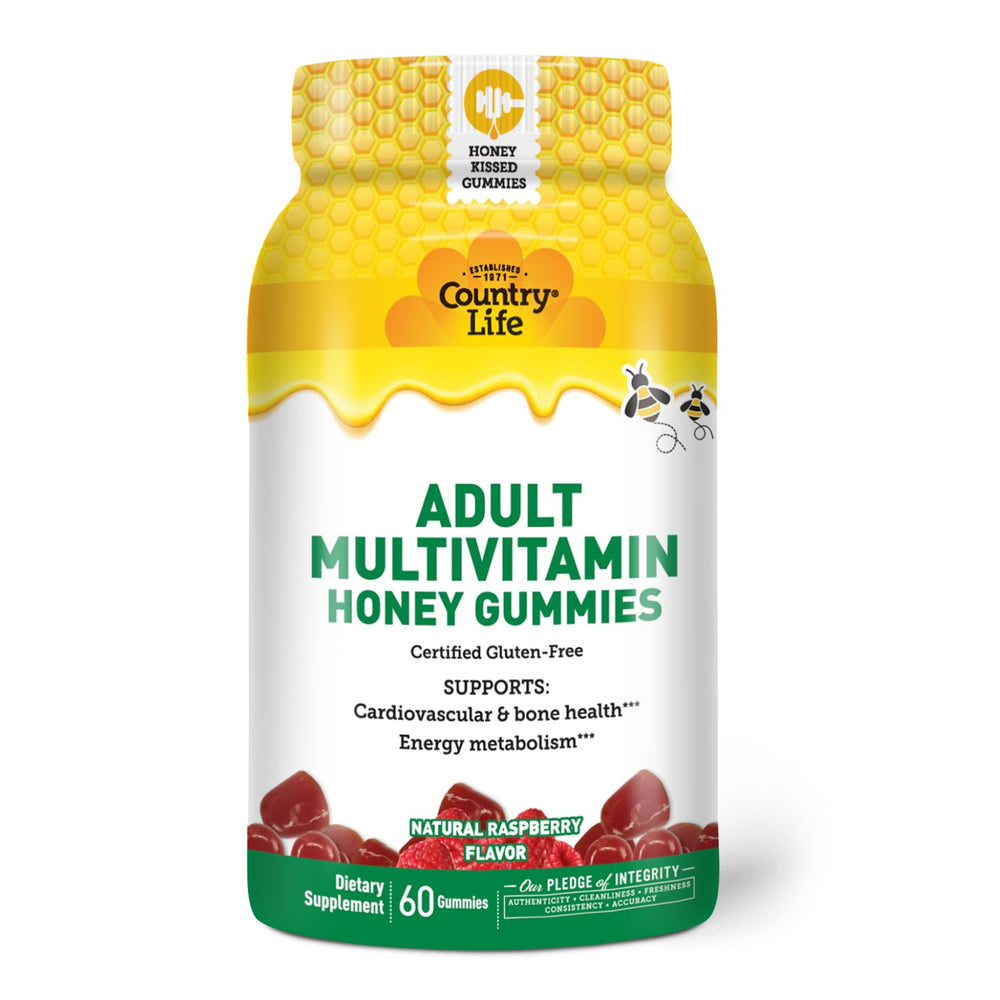 Country Life Honey Gummies pack of 2 with 60 gummies per bottle