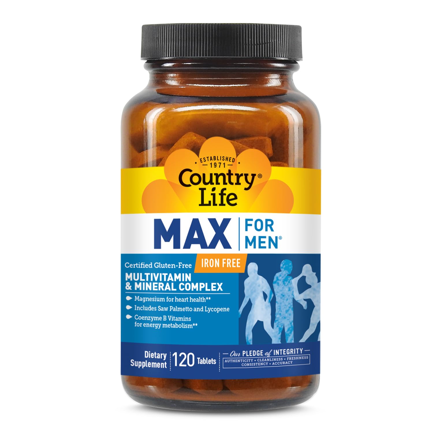 Country Life Max for Men Multivitamin bottle front view