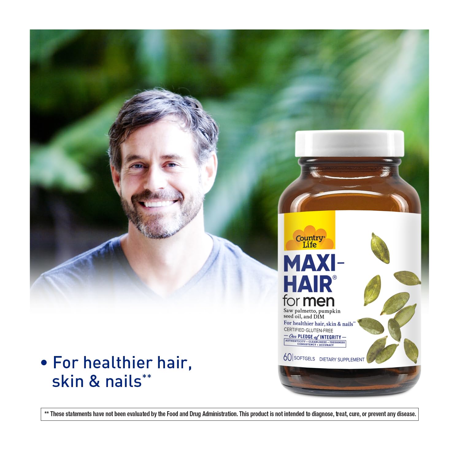 Close-up of Maxi-Hair for Men capsules