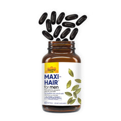 Country Life Maxi-Hair for Men product packaging on a shelf