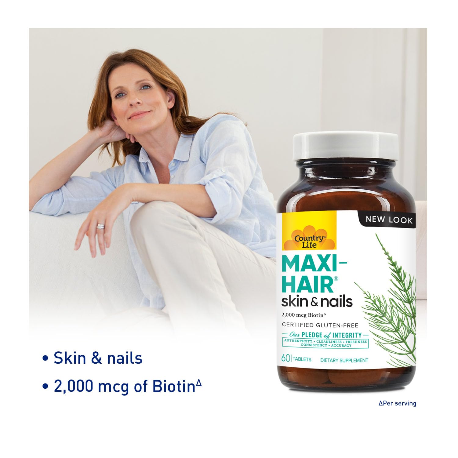 Country Life Maxi-Hair pack of 2 display