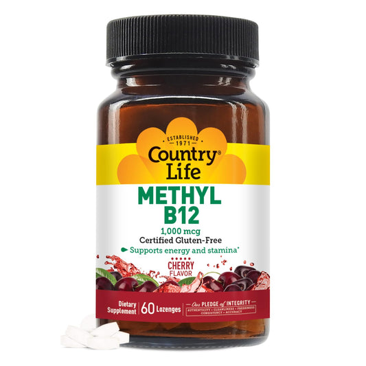 Country Life Methyl B-12 Capsules bottle label
