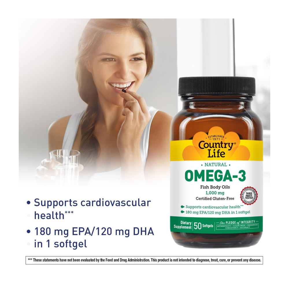 Close-up of burpless omega-3 fish oil softgels