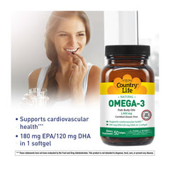 Close-up of burpless omega-3 fish oil softgels