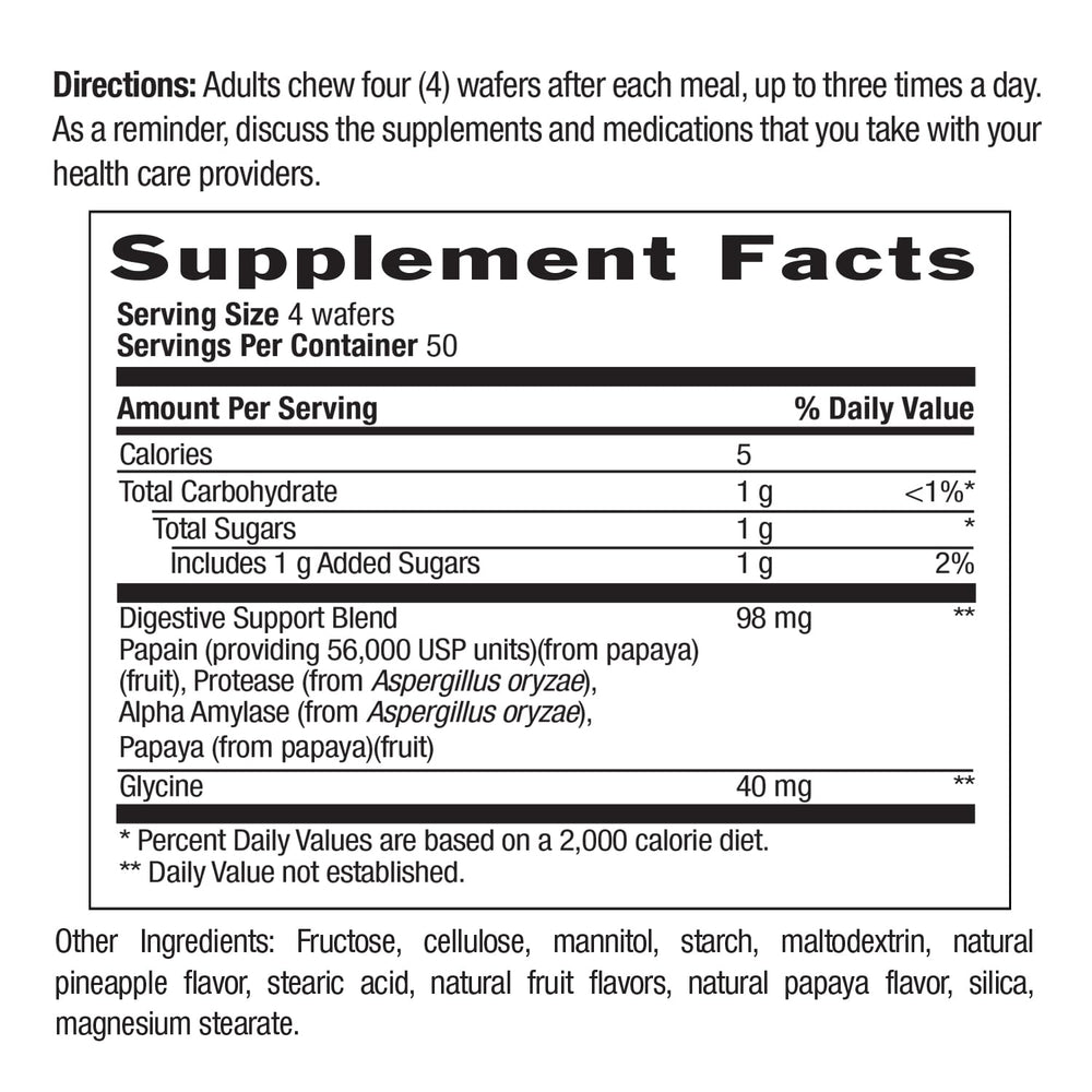 Two-pack packaging of Country Life Papaya Digestive Enzymes