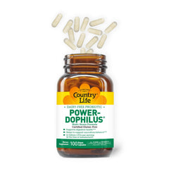 Gluten-free and vegan probiotic packaging label