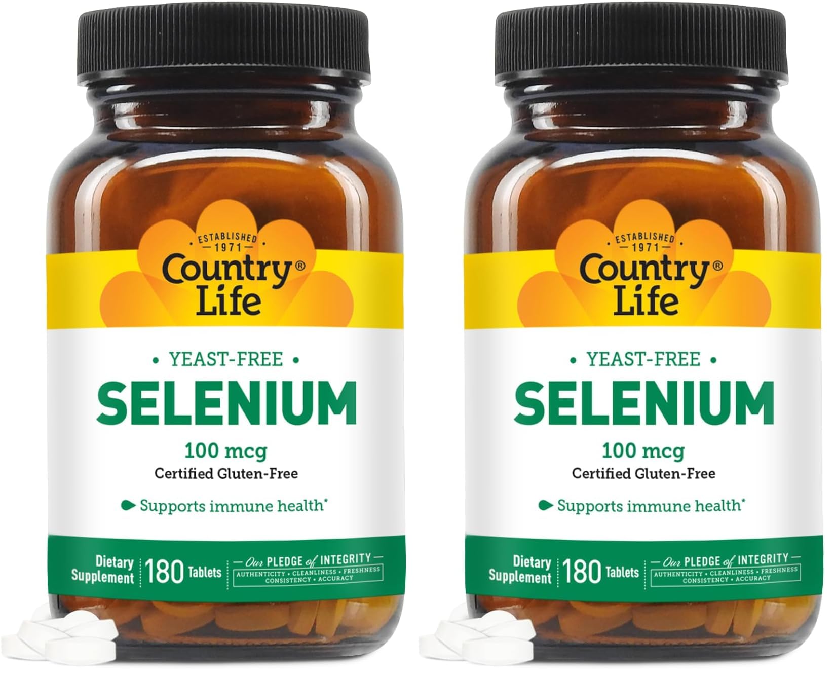 Country Life Selenium bottles - Pack of 2