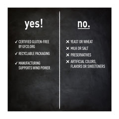 Gluten-free certification on packaging