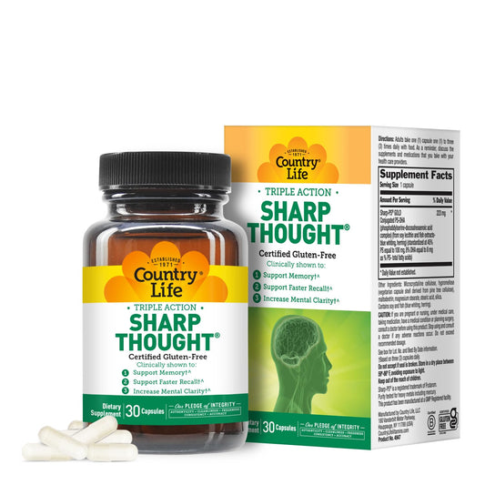 Country Life SharpThought bottle label