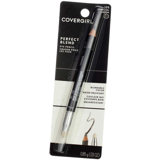 CoverGirl Charcoal Perfect Blend Eyeliner Pencil body delivers smooth color