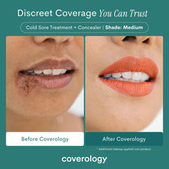 Coverology-shea-butter-waterproof-barrier-application demonstrates a waterproof barrier for comfortable wear.