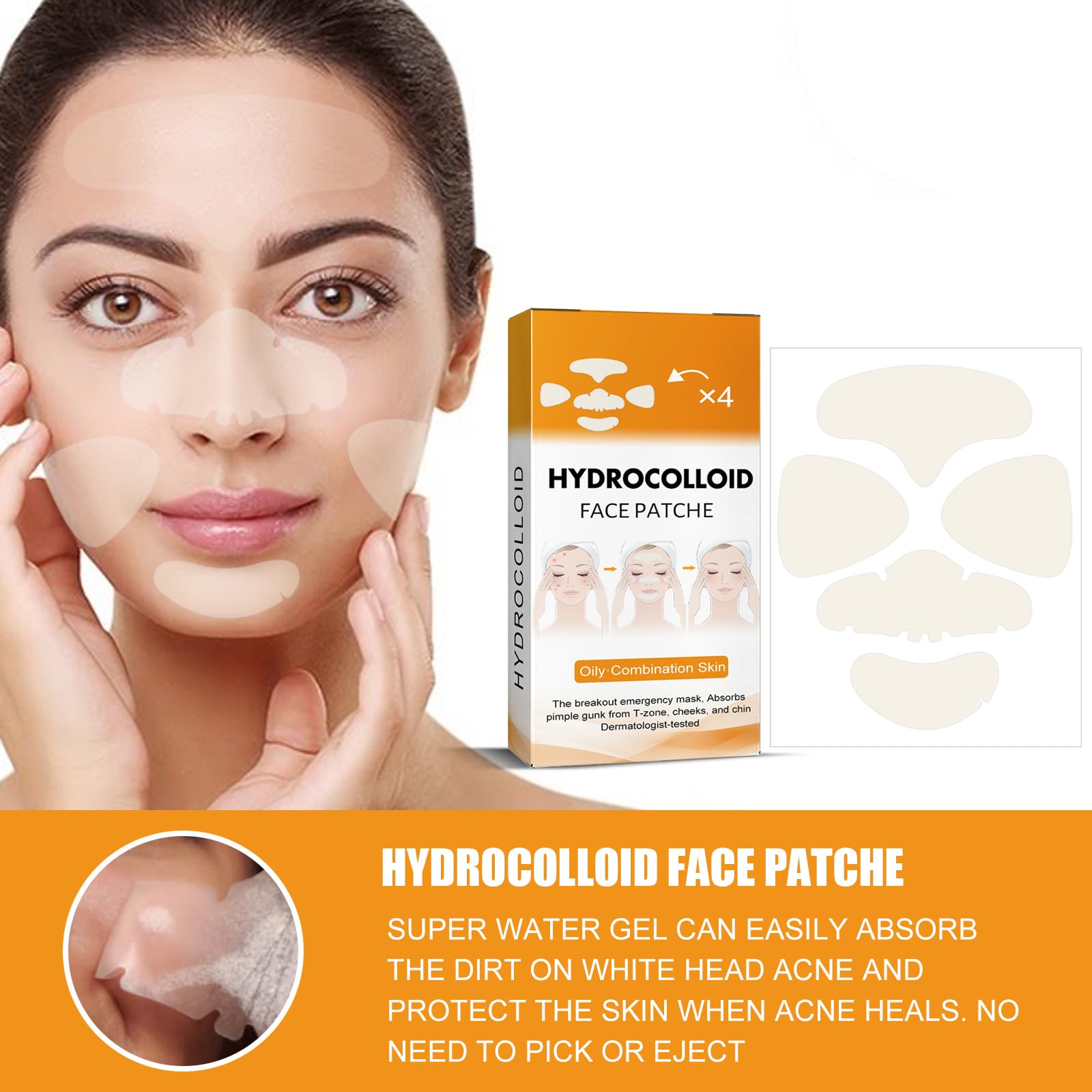 Coweroay chin patches offer gentle protection and blemish coverage.