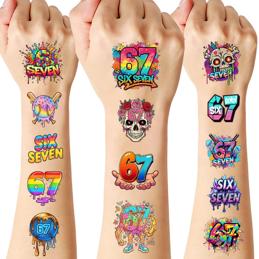 CozyNuukee drip tattoos ice cream: bright, playful designs for festive party looks.