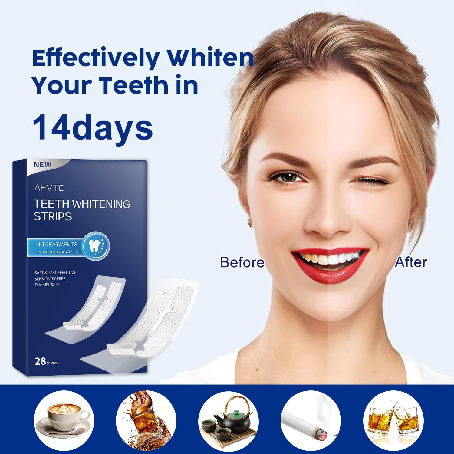 Easy-to-use 30-minute whitening process