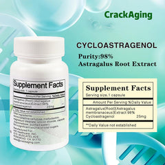 Ingredients and natural formulation of Crackaging Cycloastragenol