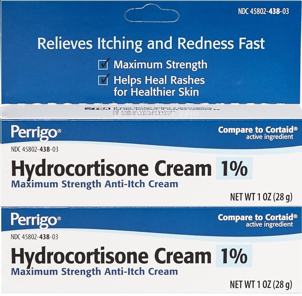 Cramer Hydrocortisone Cream 1 Percent front view offering soothing relief