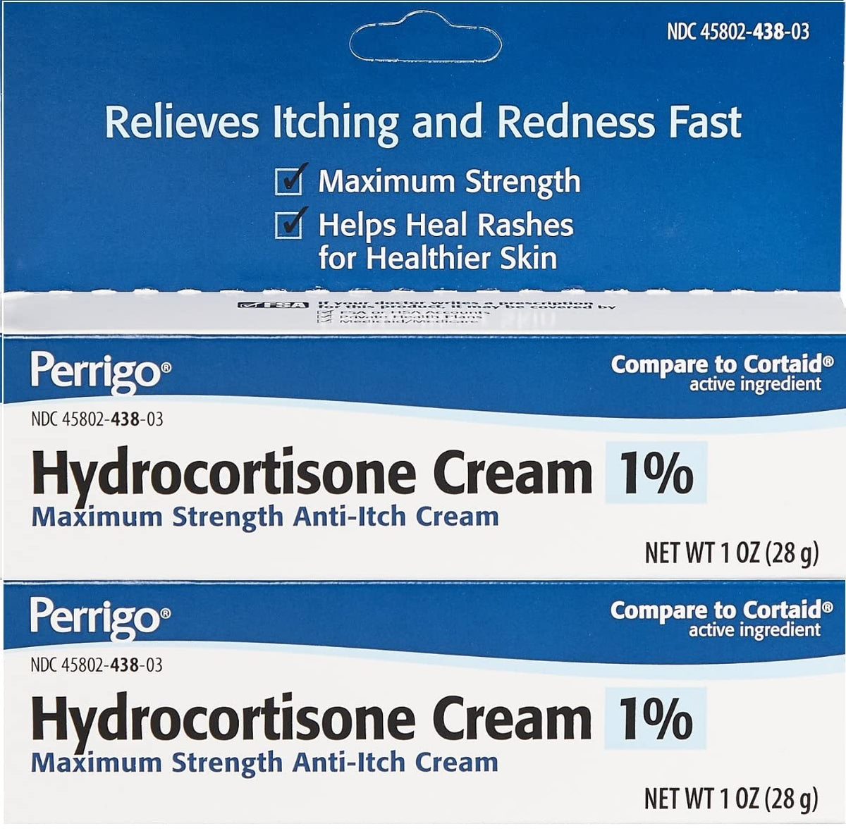 Cramer Hydrocortisone Cream 1 Percent front view offering soothing relief