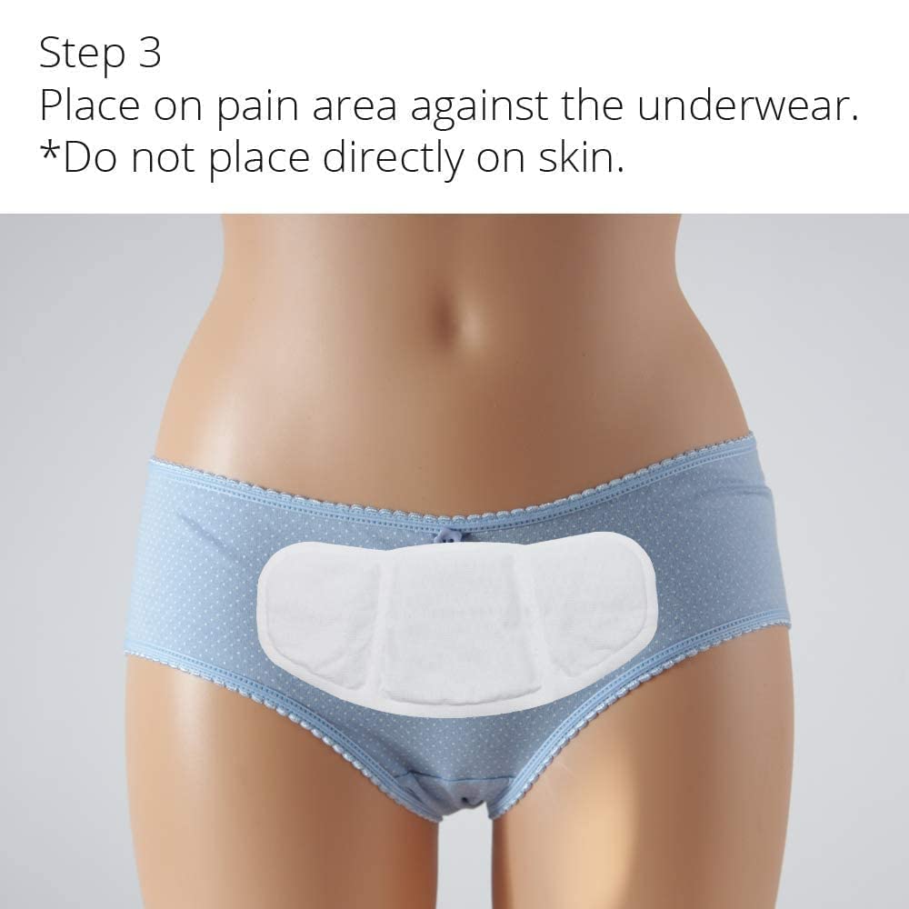 CrampCareH FDA-registered heat patch signals trusted regulatory status for safe use.
