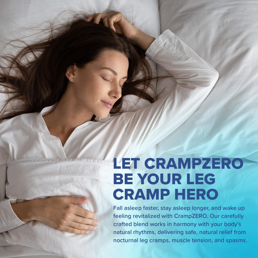 CrampZero bottle showing 60 capsules