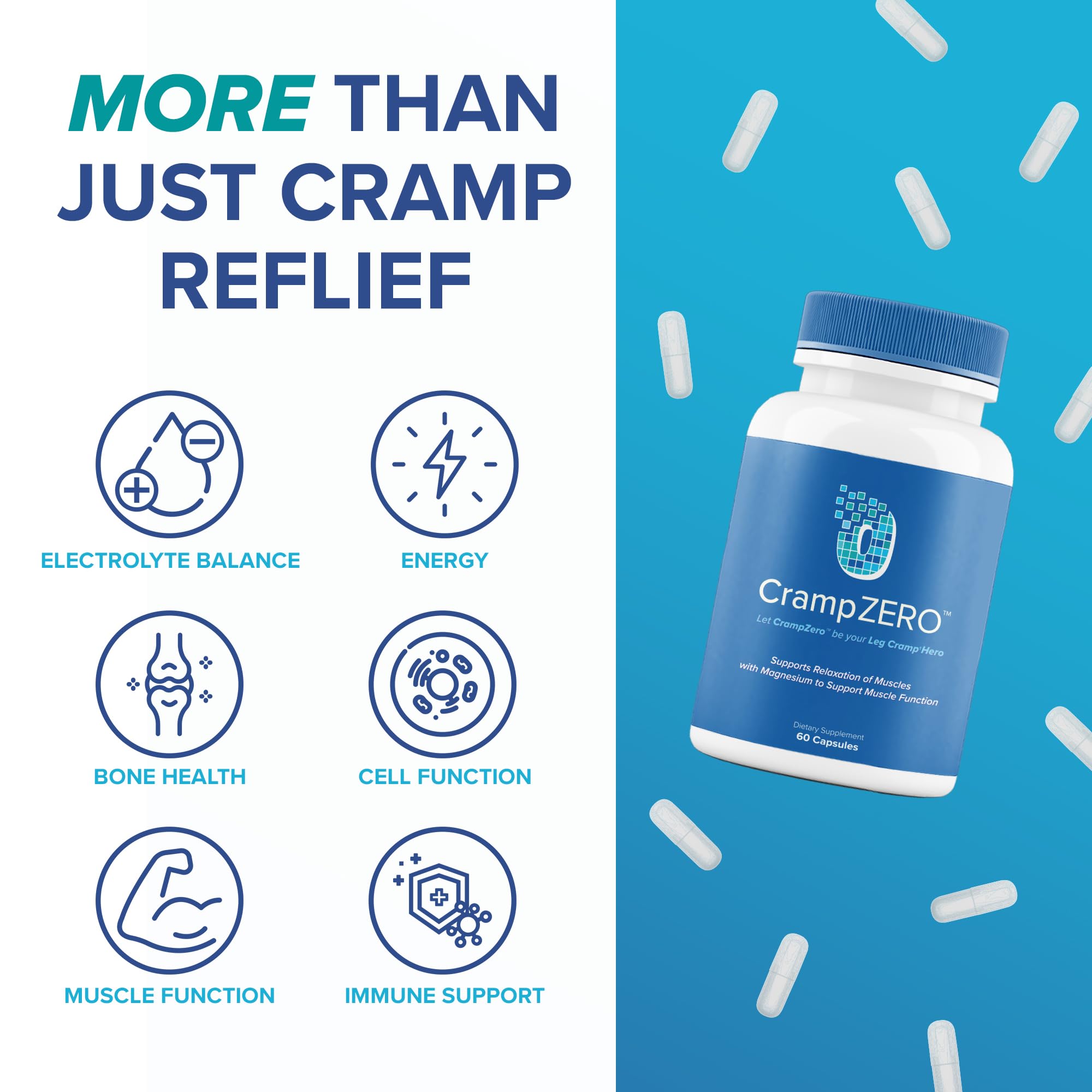 Potassium magnesium calcium and vitamin D3 working for muscle function