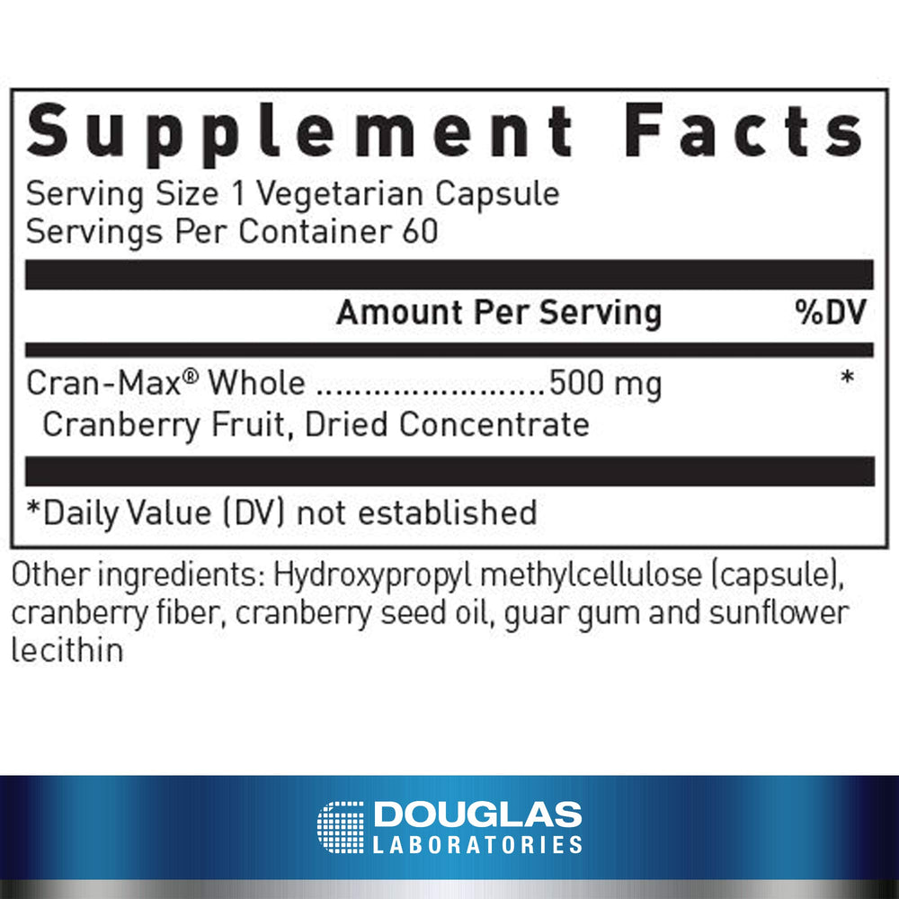60-count Cran-Max bottle