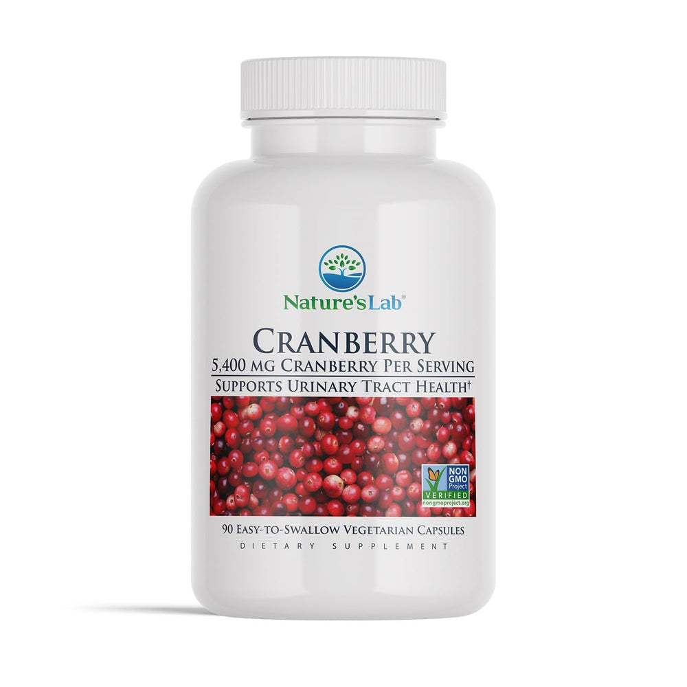 Nature's Lab Cranberry 5400mg bottle front view