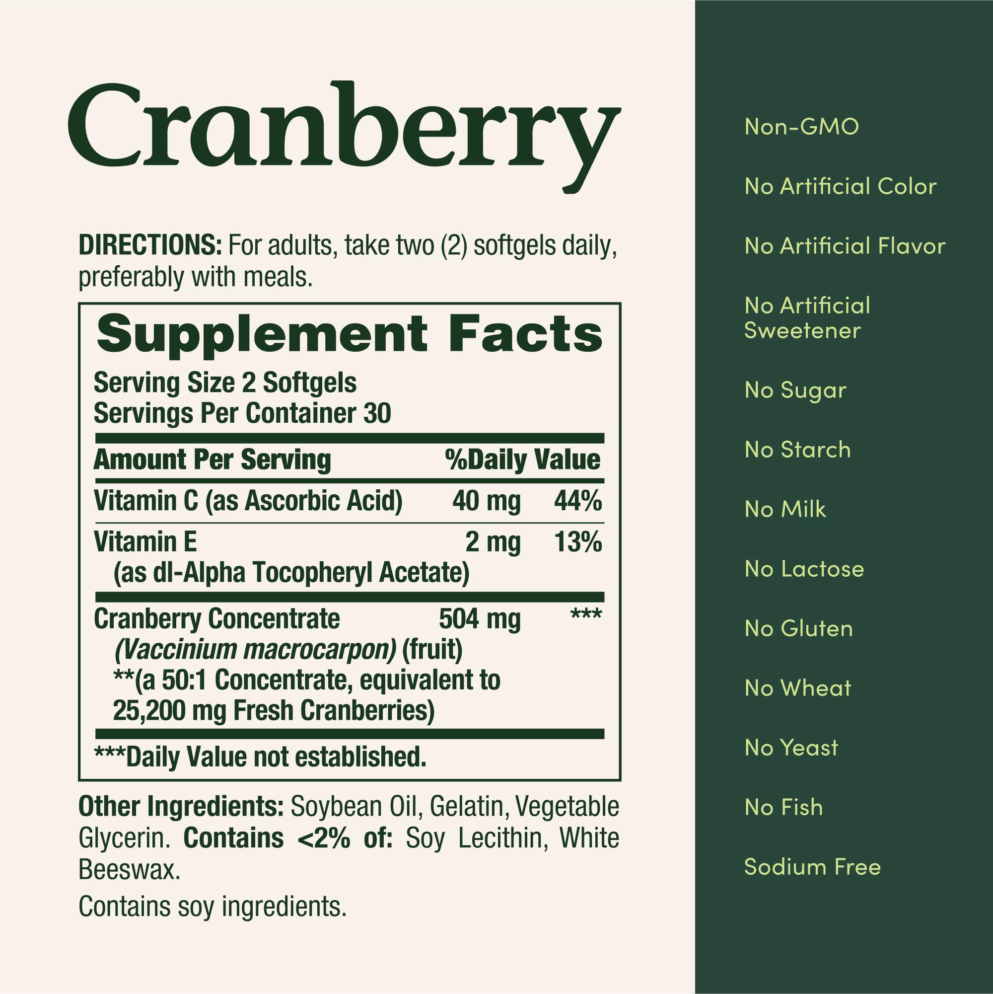 Cranberry concentrate illustration highlighting cranberry extract