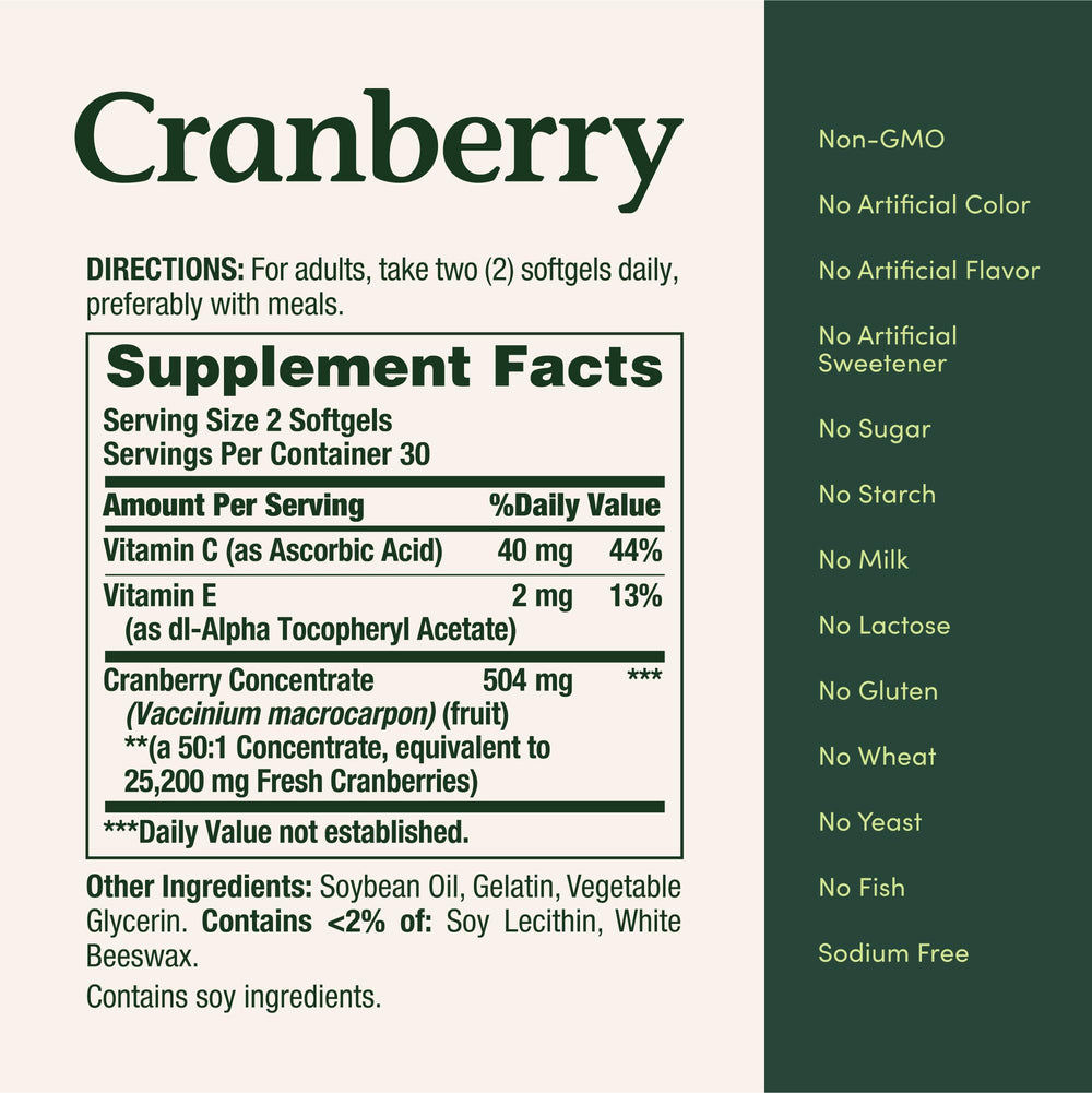 Cranberry concentrate illustration highlighting cranberry extract