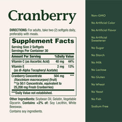 Cranberry concentrate illustration highlighting cranberry extract